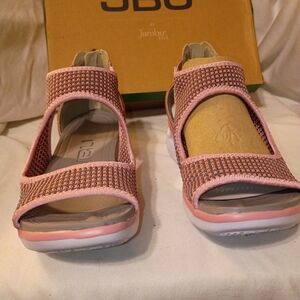 Jambu Women's Pink Sandals Size 6.5 Wide Width